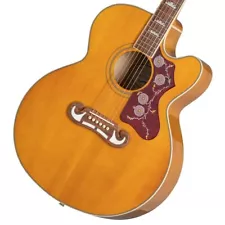 Epiphone J-200EC Studio Vintage Natural EJ-200SCE 2ND Outlet Special Price