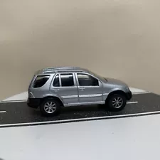 1999 Mercedes-Benz ML320 ML 320 SUV Silver Metallic w/Black Bumpers 1:64 NM