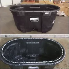 100 Gallon Rubbermaid Stock Tank Slow Feed Hay Feeder