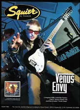 Kula Shaker Crispian Mills 1997 Fender Squier Vista Venus 12 string guitar ad