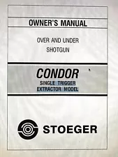 Stoeger Coach Condor STR-9 Shotgun Owners Manual Model 3000 3500 P-350 SEE BELOW