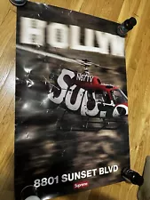 SS23 Supreme LA Hollywood Store Opening Poster 24 x 36 Brand New DS AUTHENTIC OG