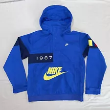 Nike Sportswear Re-Issue Walliway Woven Sailing Jacket Blue Men Sz S