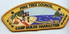 Pine Tree council FOS 2016 Presenter CSP Benefit listing for Camp Bomazeen