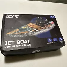 Brushless RC Remote Control Boat Fast Racing Jet 30+Mins with LED Light