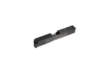 Agency Arms - Glock 17 Gen 3 - Gavel Cut Stripped Slide - AOS Optics - Black DLC