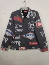 SUPREME x THRASHER SS15 Worker Jacket Tops Streetwear Skateboards Work Skate