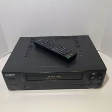 Sony SLV-340 VHS VCR DA Pro 4 Head With OEM / Tested Please Read!!