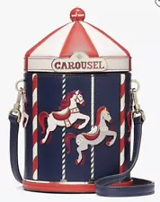 SALE Kate Spade Winter Wonders Horse Carousel 3D Crossbody Bag Novelty Collector