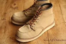 Redwing Red Wing 8173 Beige Suede Boots Shoes UK 7 US 8 D EU 41