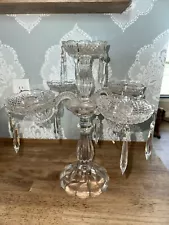 Stunning Five Candle Crystal candelabra