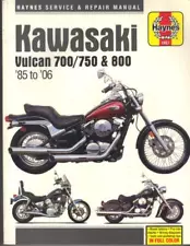 KAWASAKI VULCAN 800,750,700 VN,CLASSIC,DRIFTER HAYNES MANUAL 1985-2006