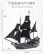 Pirate Ship Island Black Pearl Flying Dutchman Building Blocks Model for LEGO