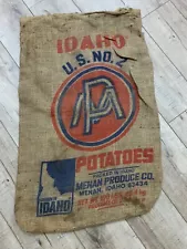 vintage burlap potato sacks