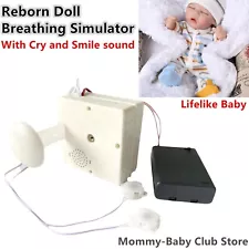 Reborn Doll Breathing Simulator Heart Beating With Cry Smile sound Lifelike Baby