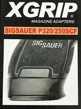 X-GRIP Magazine Spacer fits Sig P320/250 Full Size Black XGS320/250SCF XGRIP