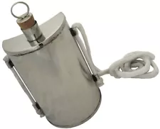 9.5" Stainless Steel Canteen With Wooden Stopper For Camping Hiking Or Everyday