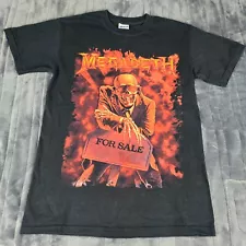 Megadeath Shirt Small Black Peace Sells For Sale 2009 Thrash Metal Band top