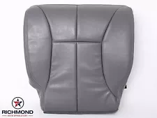 1998 1999 Dodge Ram 3500 SLT Laramie -Driver Side Bottom Leather Seat Cover Gray