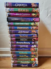 disney vhs tapes lot