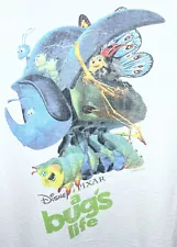 1990 Disney A Bugs Life Size XL Movie Promo T-shirt Oneita Double Sided