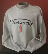 VINTAGE HARMONY #1 SWEAT SHIRT STEEL GREY SIZE X-LARGE