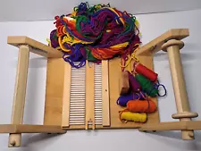 Harrisville Design Easy Weaver Loom Table Kit Colorful Yarn Instruction Booklets