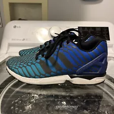 Adidas ZX Flux Xeno Bold Blue Men’s Size 10 Pre Owned Very Lightly Worn