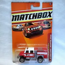 Matchbox #52 Emergency Response International Brushfire Truck For Sale