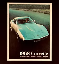 1968 Chevrolet Corvette Sales Brochure Chevy Sports Car Photos Convertible Coupe