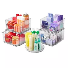 The Home Edit THED22980157045 17 Piece Bath Edit, Plastic Modular Storage System