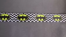 Batman 7/8" Grosgrain Ribbon BTY - Haribows, Crafts, Scrapbooking