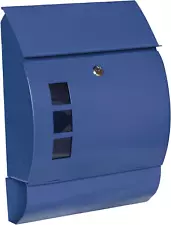 Wall Mount Mailboxes, Locking Mail Boxes for House Wall Mount, Galvanized Steel