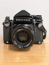 Pentax 67 M/Up TTL Body SMC T 105mm f/2.4 Lens CLA'd by LEZOT