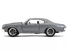 1970 Chevrolet Chevelle SS Gray Metallic with Black Stripes "Fast &amp; Furious"