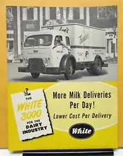 1950 White Series 3000 For The Dairy Industry Sales Brochure