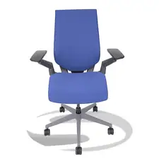 Steelcase Gesture Navy Blue with Gray Base