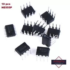 10pcs NE555 DIP-8 High Precision Oscillator Timer IC 555. Ships from CANADA!!!