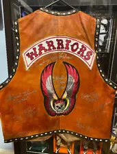The Warriors Movie Vest signed by 7 members & PSA Authenticated Signatures
