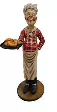 Vintage Baker Statue Life size Figure For Restaurants Diner / Chef