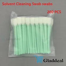 200 Solvent Cleaning Swab swabs for Large Format Roland Mimaki Mutoh Printers