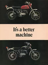 1970 YAMAHA DT1C 250 DT1 RT1 360 ENDURO VINTAGE SALES AD ITS A BETTER MACHINE