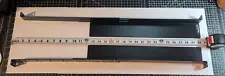 used NavePoint Adjustable Rack Mount Server Shelf Shelves Rail Rails 1U