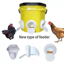 10pcs Chicken feeder Automatic Feeders No Waste port for feeding