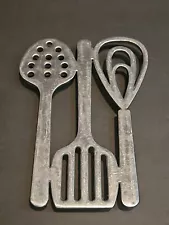 RETRO COPCO KITCHEN UTENSILS TRIVET OR WALL HANGING DECORATION ALUMINUM