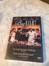 SEALED - Big Night (DVD) Minnie Driver, Stanley Tucci Tony Shalhoub BRAND NEW