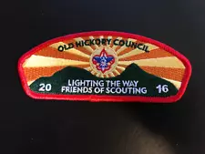 Old Hickory Council FOS CSP 2016 red bdr for $250+ donation