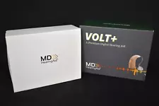 MD VOLT+ Hearing Aids With Charging Case Original Box