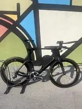 Scott Plasma Tri bike- Size 58/XL with tons of super parts