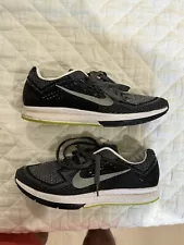 Size 12 - Nike Air Zoom Structure 18 Grey Fluorescent Green EUC